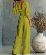 Elegant Wide-Leg Jumpsuit - Amara