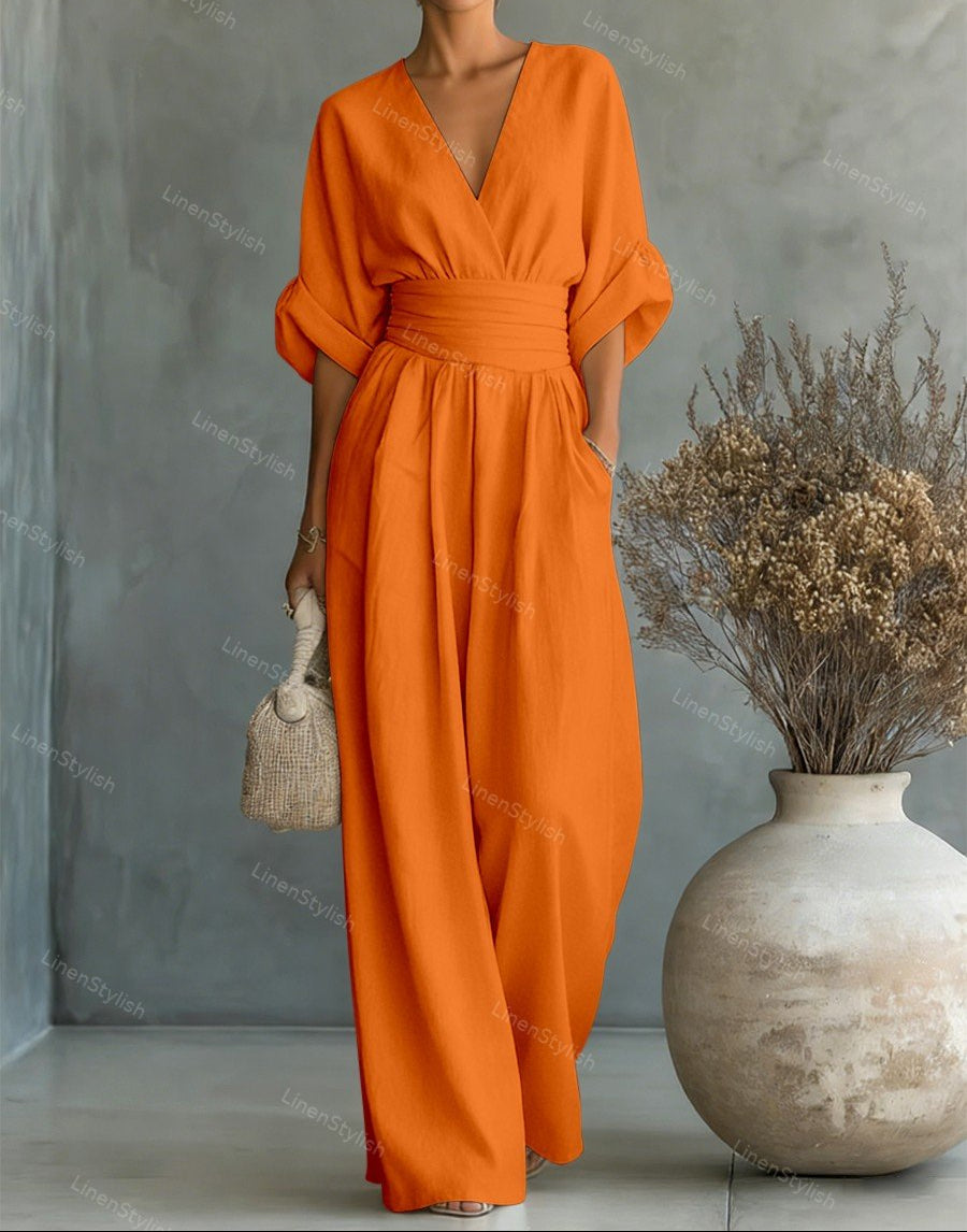 Elegant Wide-Leg Jumpsuit - Amara