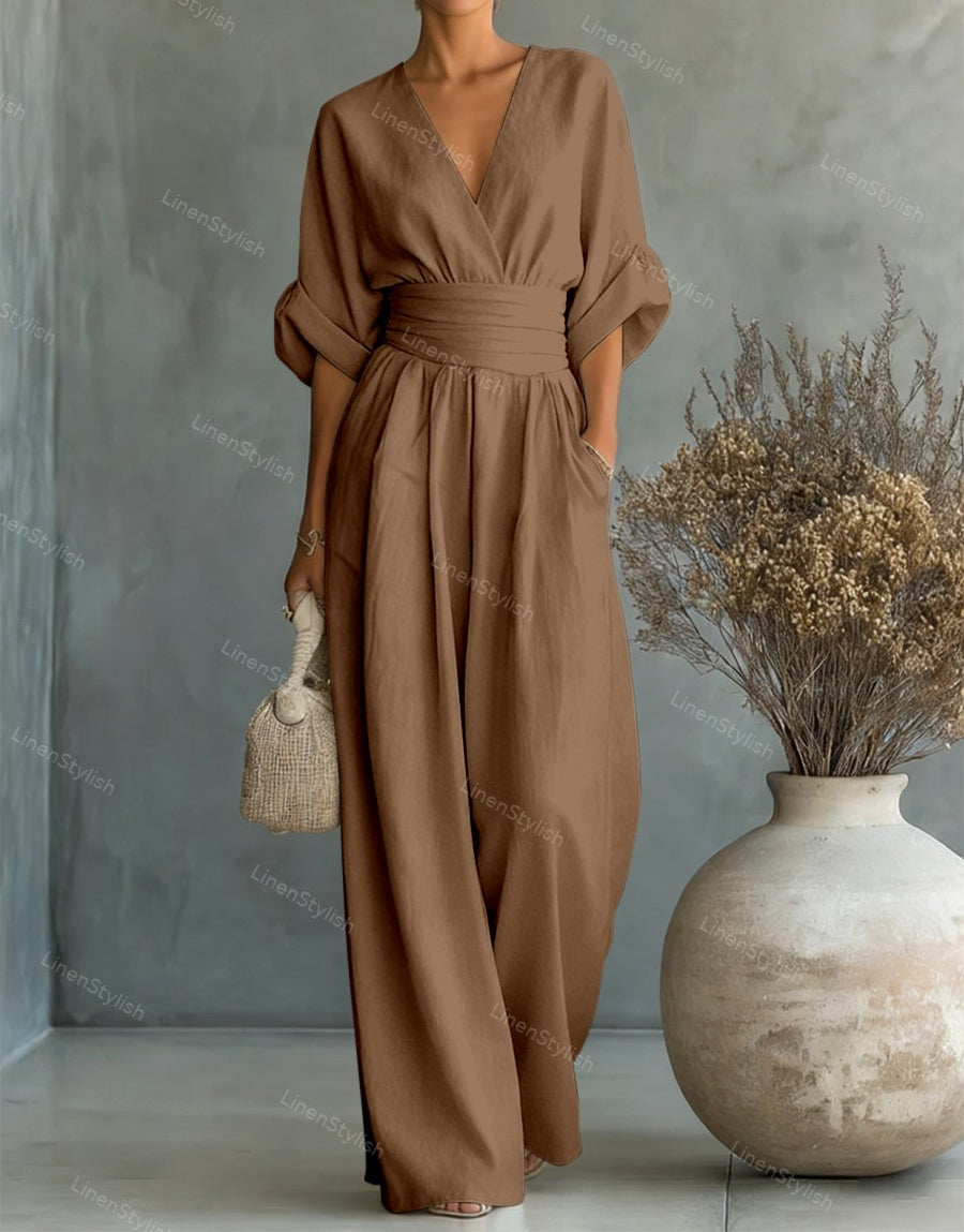 Elegant Wide-Leg Jumpsuit - Amara