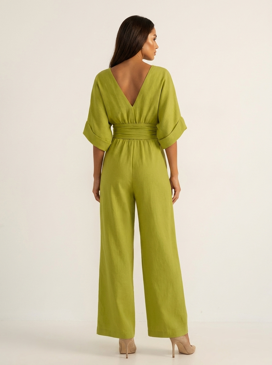 Elegant Wide-Leg Jumpsuit - Amara
