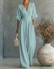 Elegant Wide-Leg Jumpsuit - Amara
