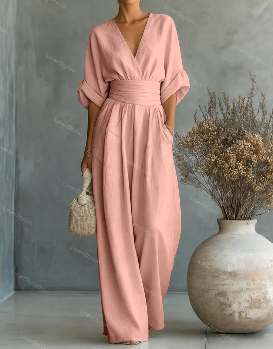 Elegant Wide-Leg Jumpsuit - Amara