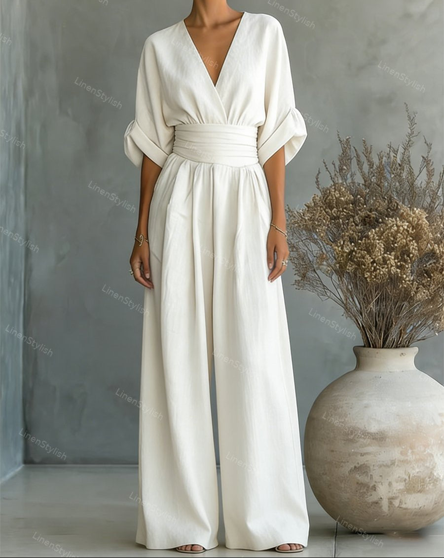 Elegant Wide-Leg Jumpsuit - Amara