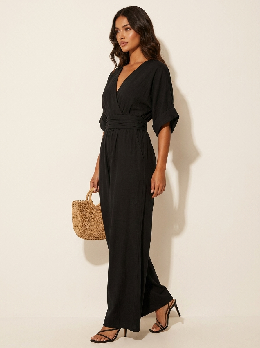 Elegant Wide-Leg Jumpsuit - Amara