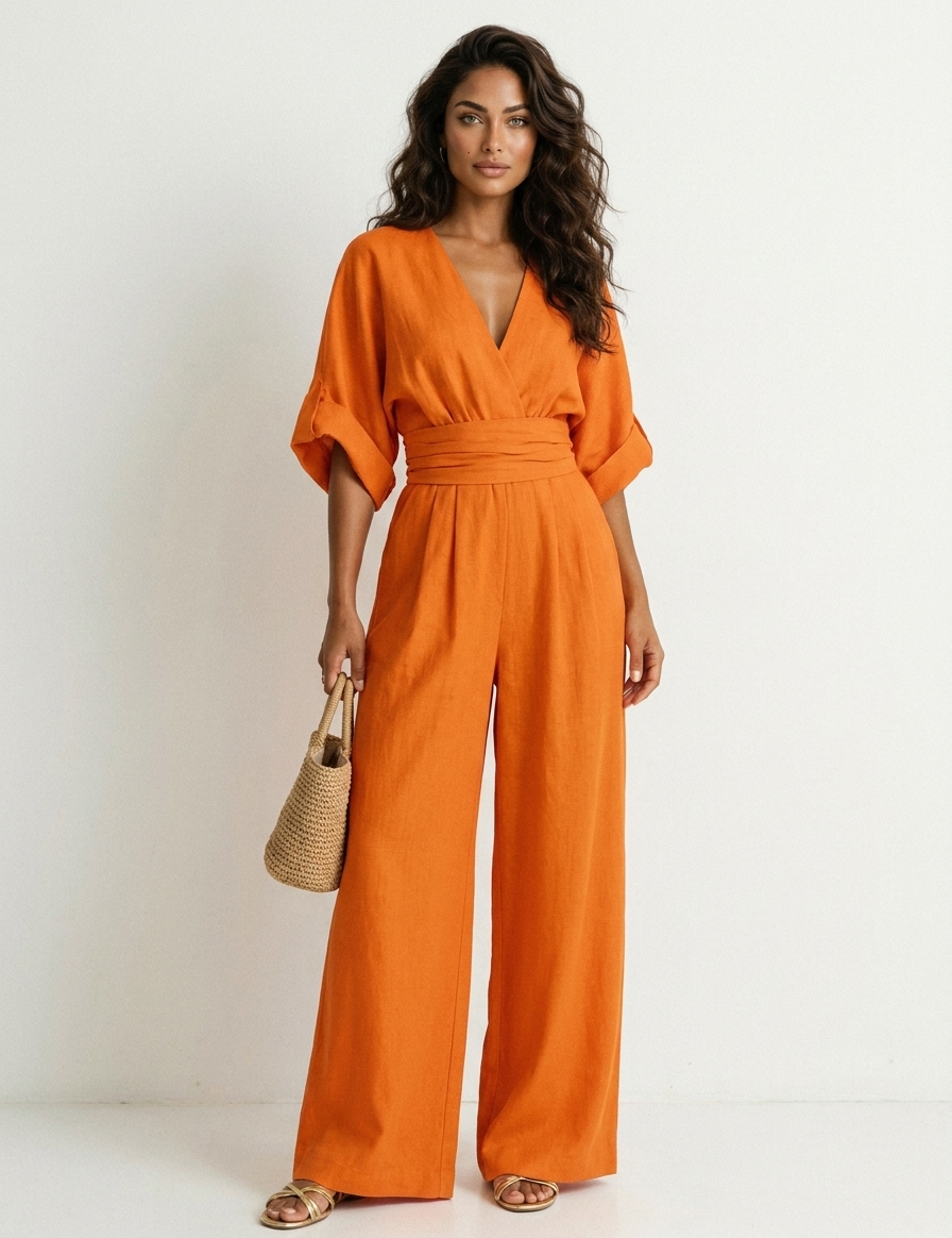 Elegant Wide-Leg Jumpsuit - Amara
