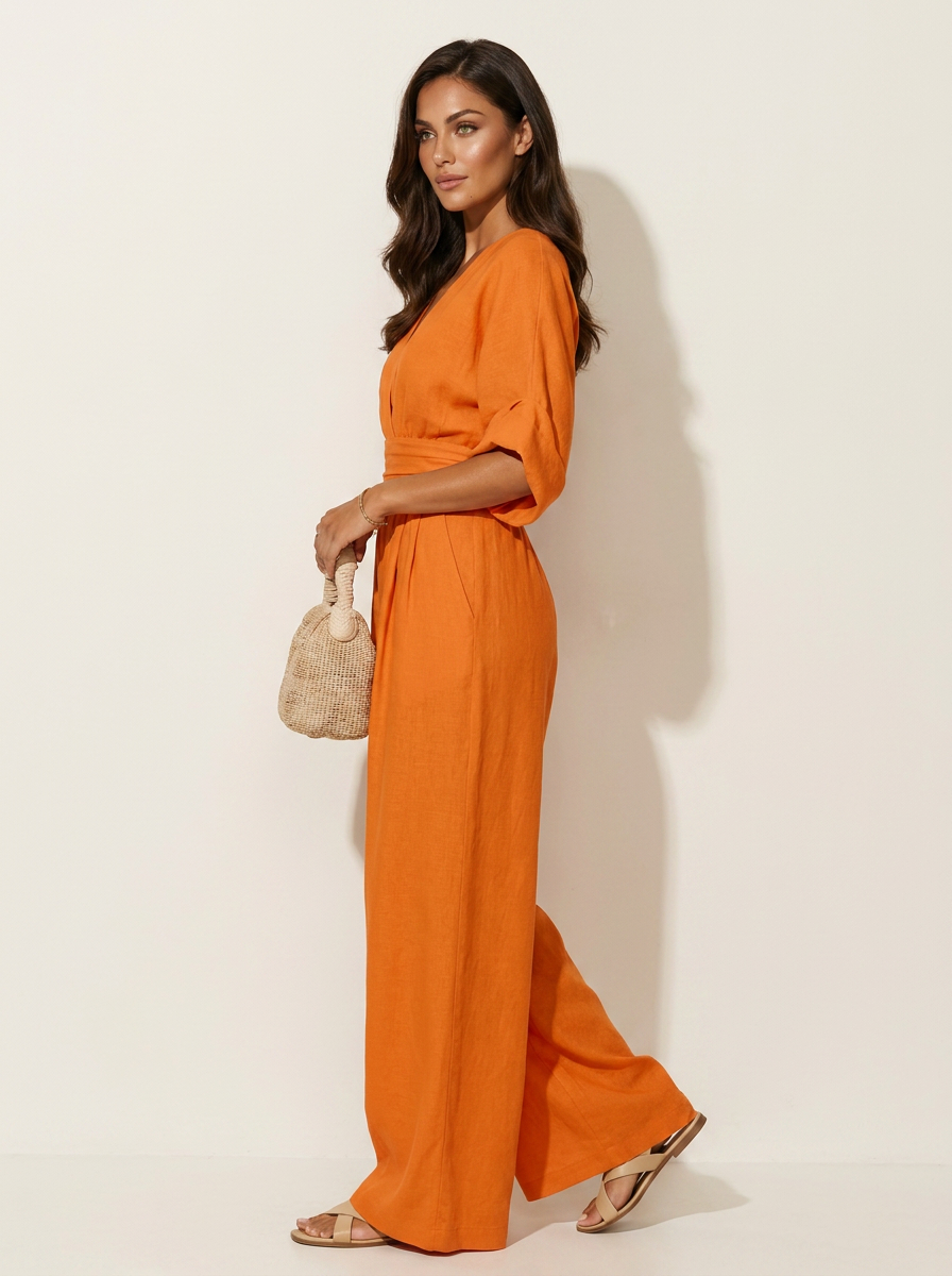 Elegant Wide-Leg Jumpsuit - Amara