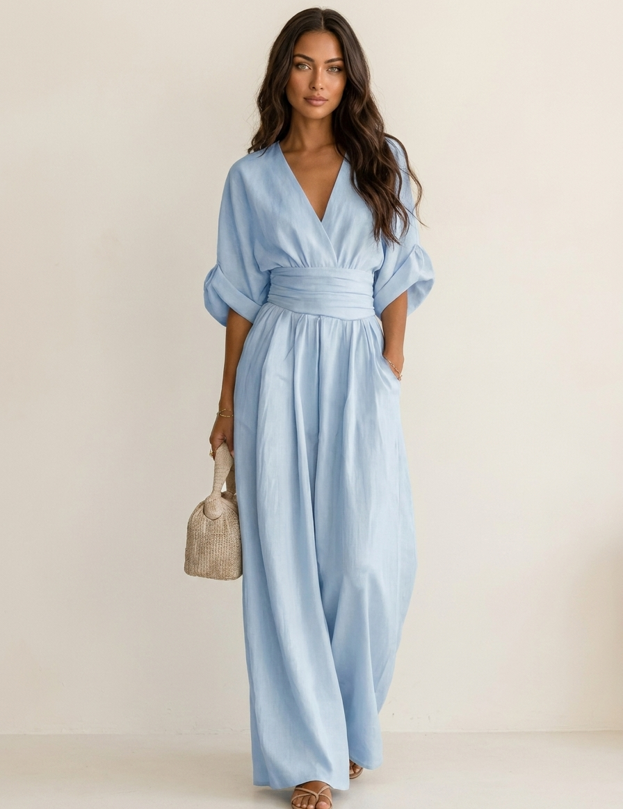 Elegant Wide-Leg Jumpsuit - Isabella