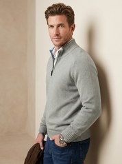 Elegant Zip-Up Sweater - Matteo