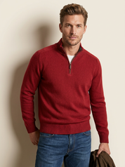 Elegant Zip-Up Sweater - Matteo
