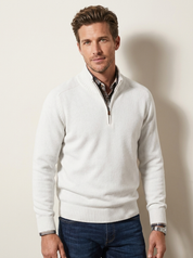 Elegant Zip-Up Sweater - Matteo