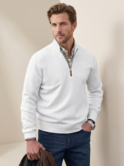 Elegant Zip-Up Sweater - Matteo