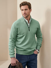 Elegant Zip-Up Sweater - Matteo