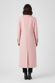 Elegant longline wool coat - Camille