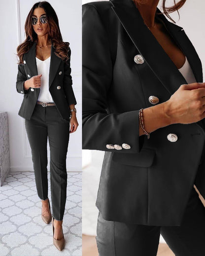 Elegant tailored pantsuit set - Alessia