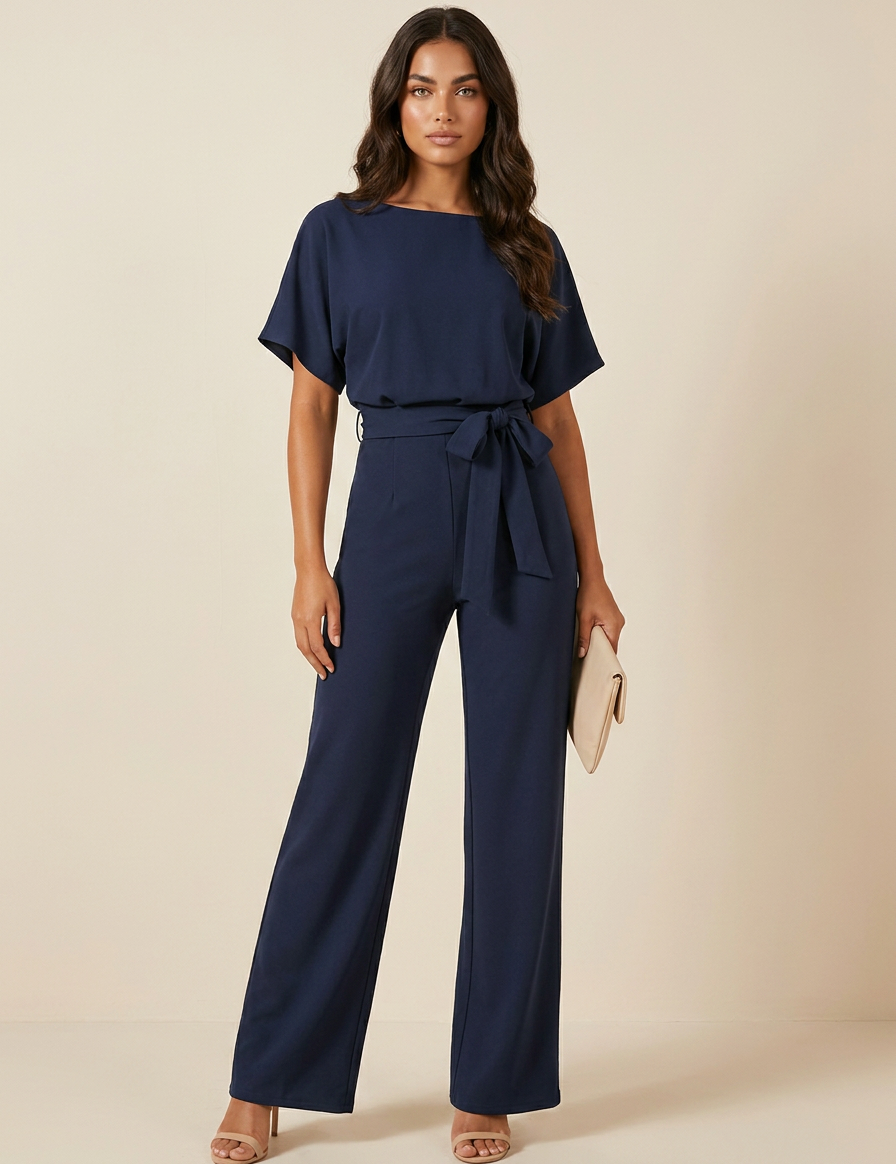 Elegant wide-leg jumpsuit - Rosalie