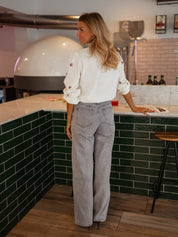 Embroidered Floral Blouse - Sophie