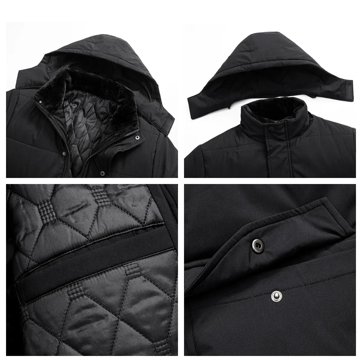 Fleece-Lined Winter Parka - Victor