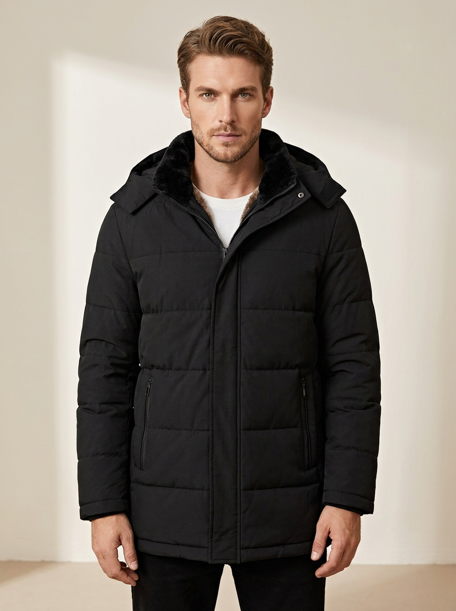 Fleece-Lined Winter Parka - Victor