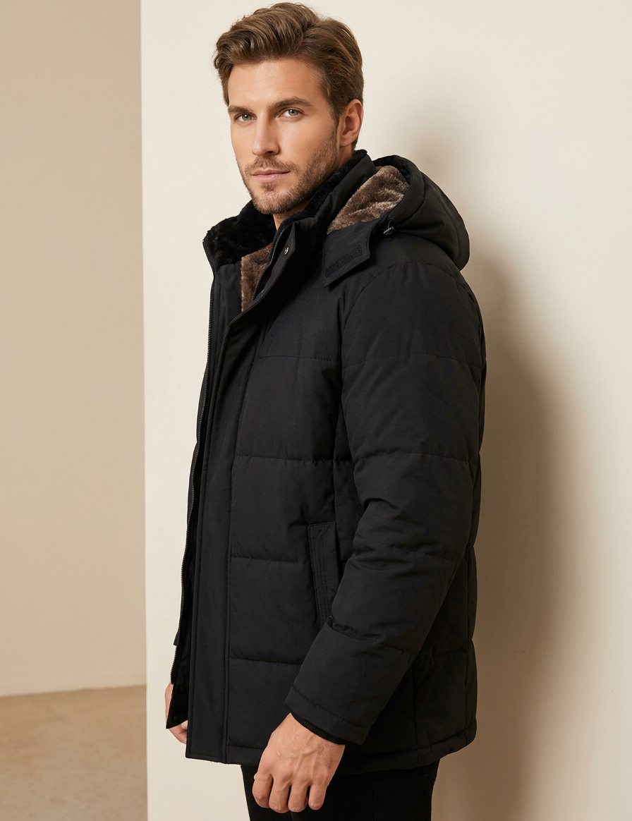 Fleece-Lined Winter Parka - Victor