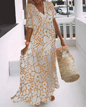 Floral Print Maxi Dress - Isabella