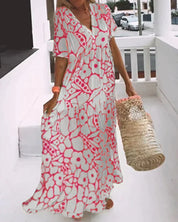 Floral Print Maxi Dress - Isabella