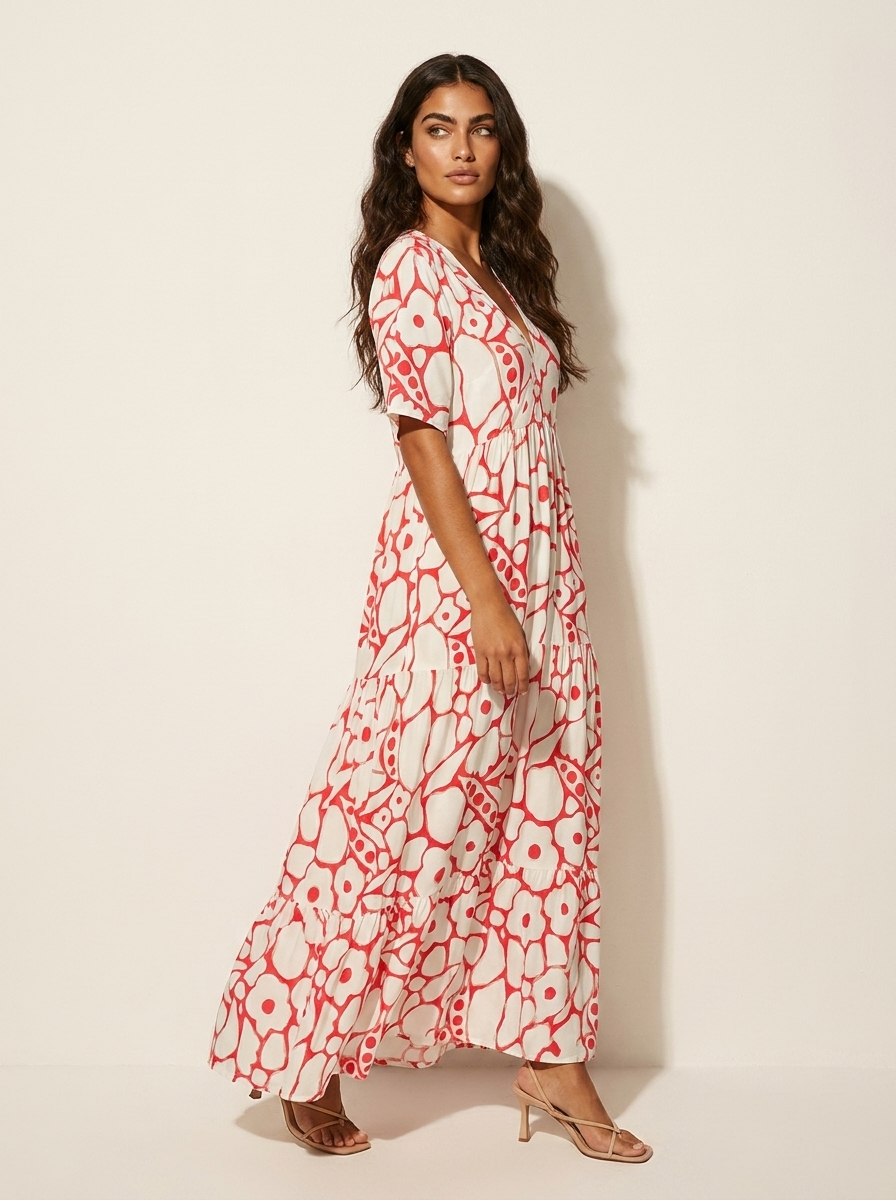 Floral Print Maxi Dress - Isabella