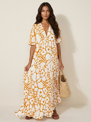 Floral Print Maxi Dress - Isabella