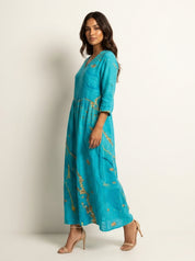 Floral V-Neck Maxi Dress - Rosalie
