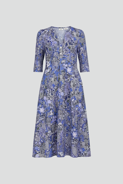 Floral elegant midi dress - Evelina