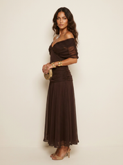 Flowing Goddess Maxi Dress - Serena