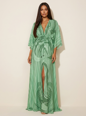 Flowing bohemian maxi dress - Serafina