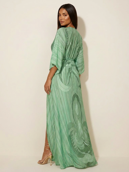 Flowing bohemian maxi dress - Serafina