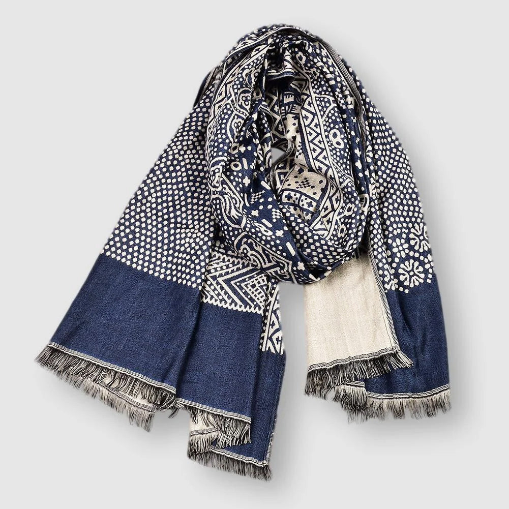 Bohemian patterned scarf - Éloise