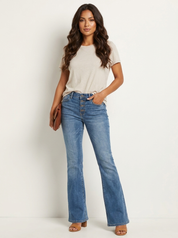 High-Waist Flare Jeans - Mila