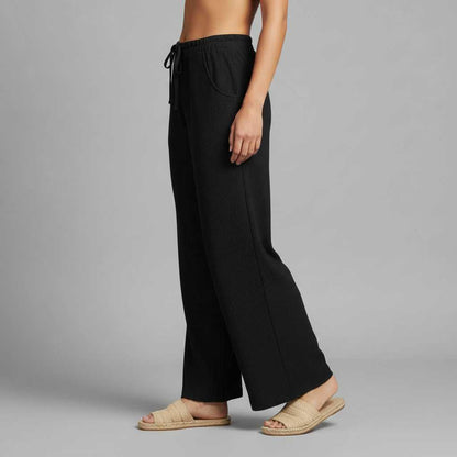High-Waisted Corduroy Trousers | Women's Wide Leg Pants