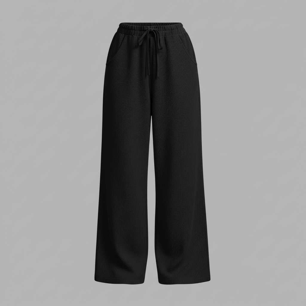 High-Waisted Corduroy Trousers | Women's Wide Leg Pants