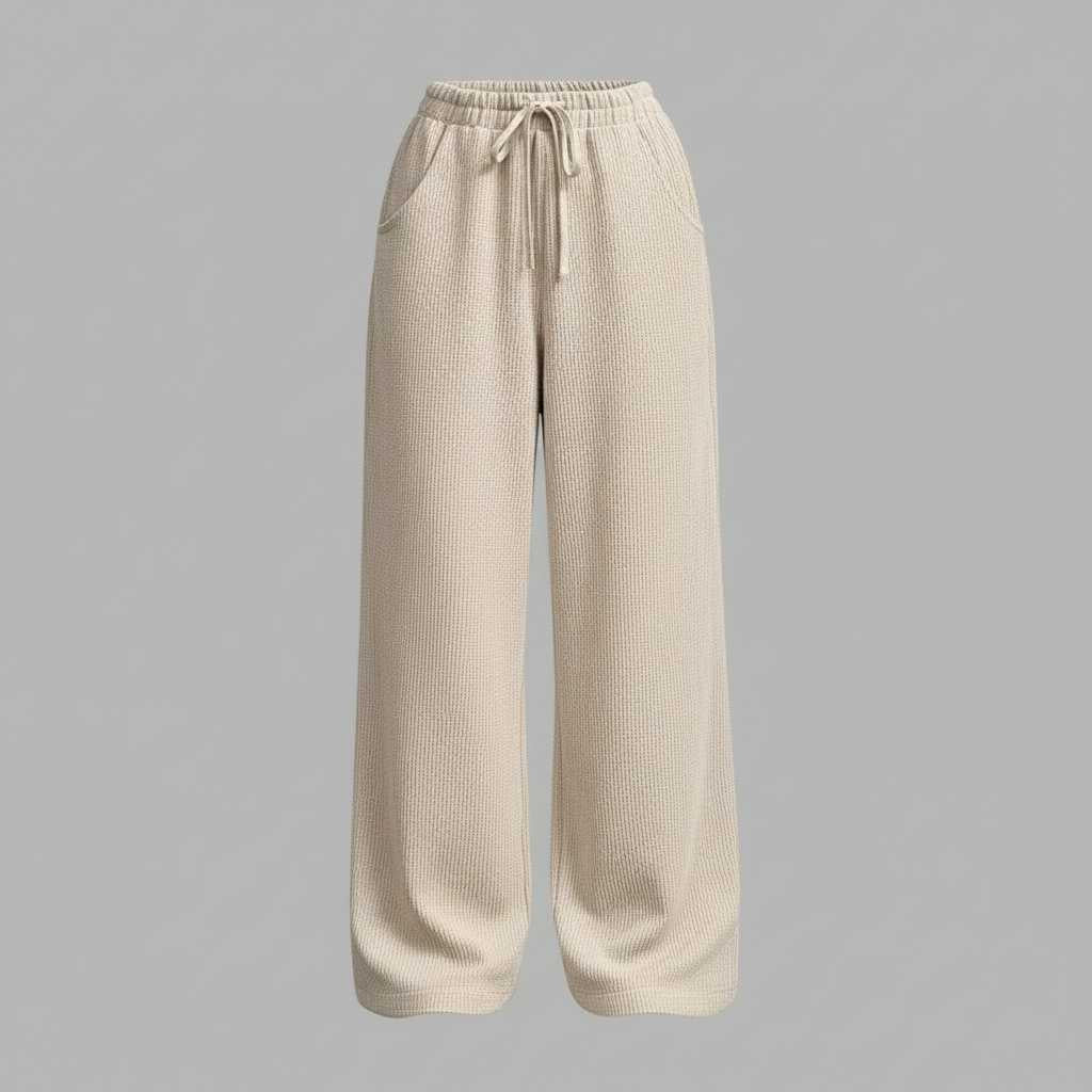 High-Waisted Corduroy Trousers | Women's Wide Leg Pants