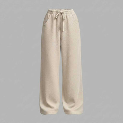 High-Waisted Corduroy Trousers | Women's Wide Leg Pants