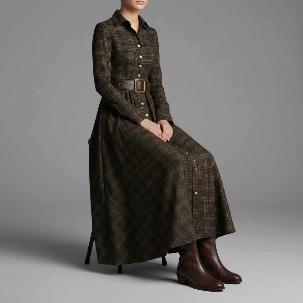 Jannali | Women's Long Sleeve Maxi Dress
