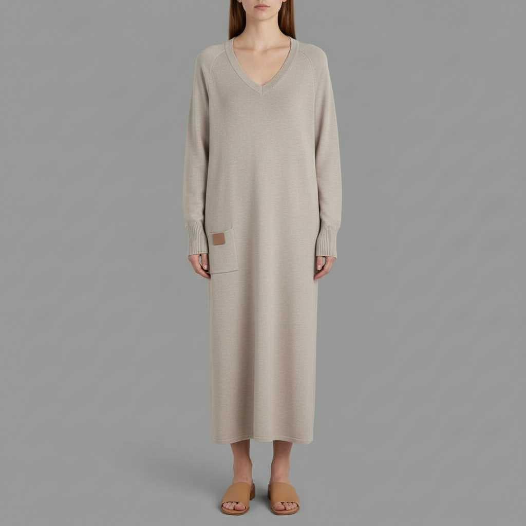 Kymari | Women's Casual V-Neck Maxi Dress