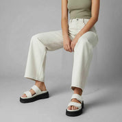 Leopard Print Barrel Jeans | Women's Casual Denim