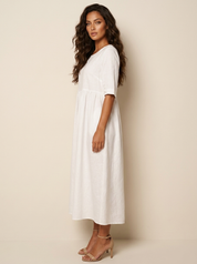 Lightweight midi dress with pockets - Emma