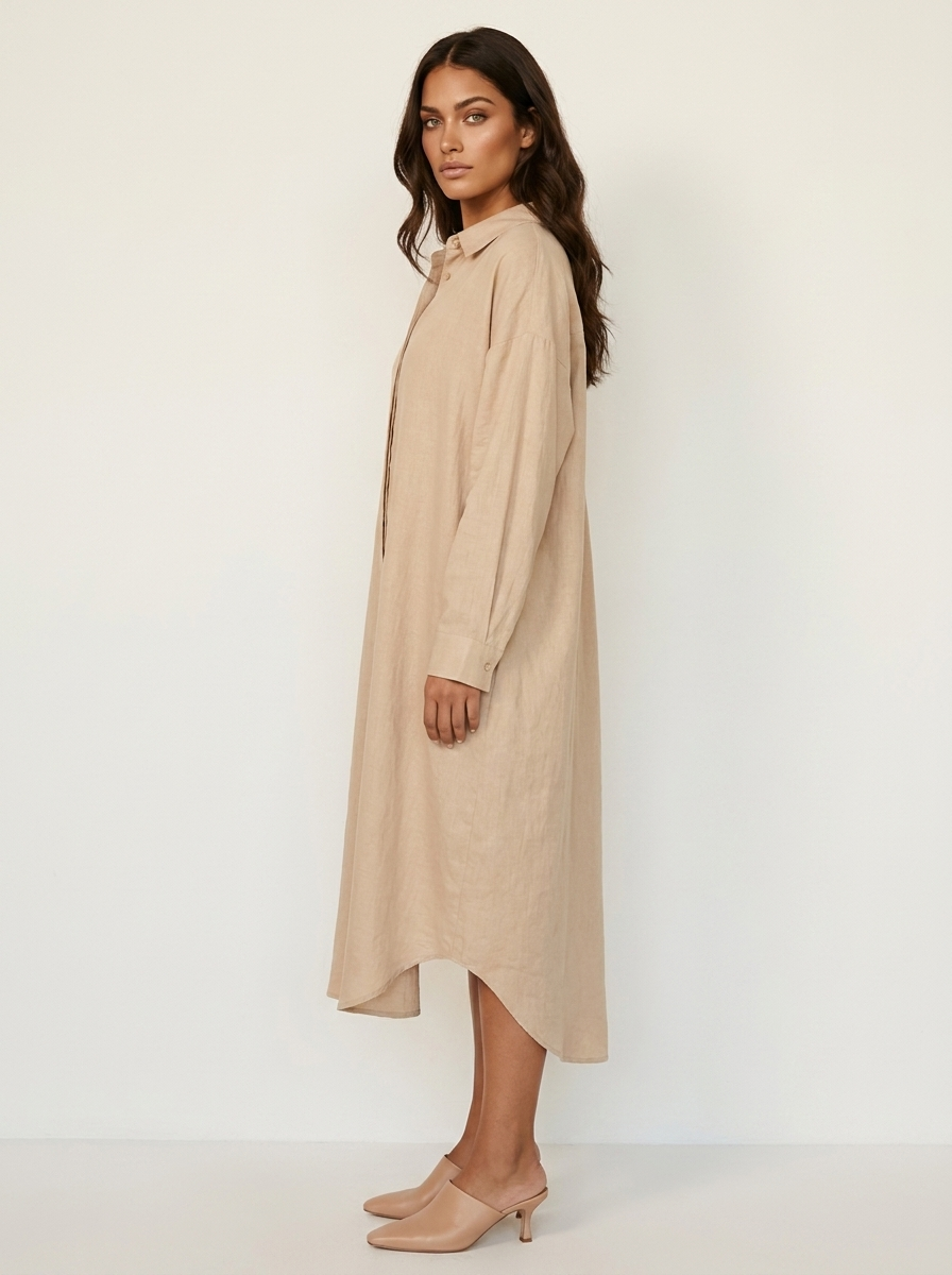 Lightweight, oversized blouse dress - Nora