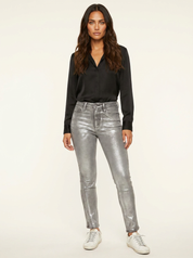 Metallic Skinny Jeans - Nova