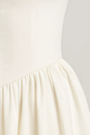Midi Dress with Bow Shoulder Straps - Isabelle