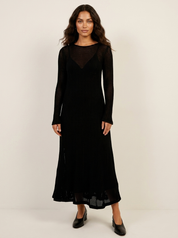 Open Knit Maxi Dress - Mila