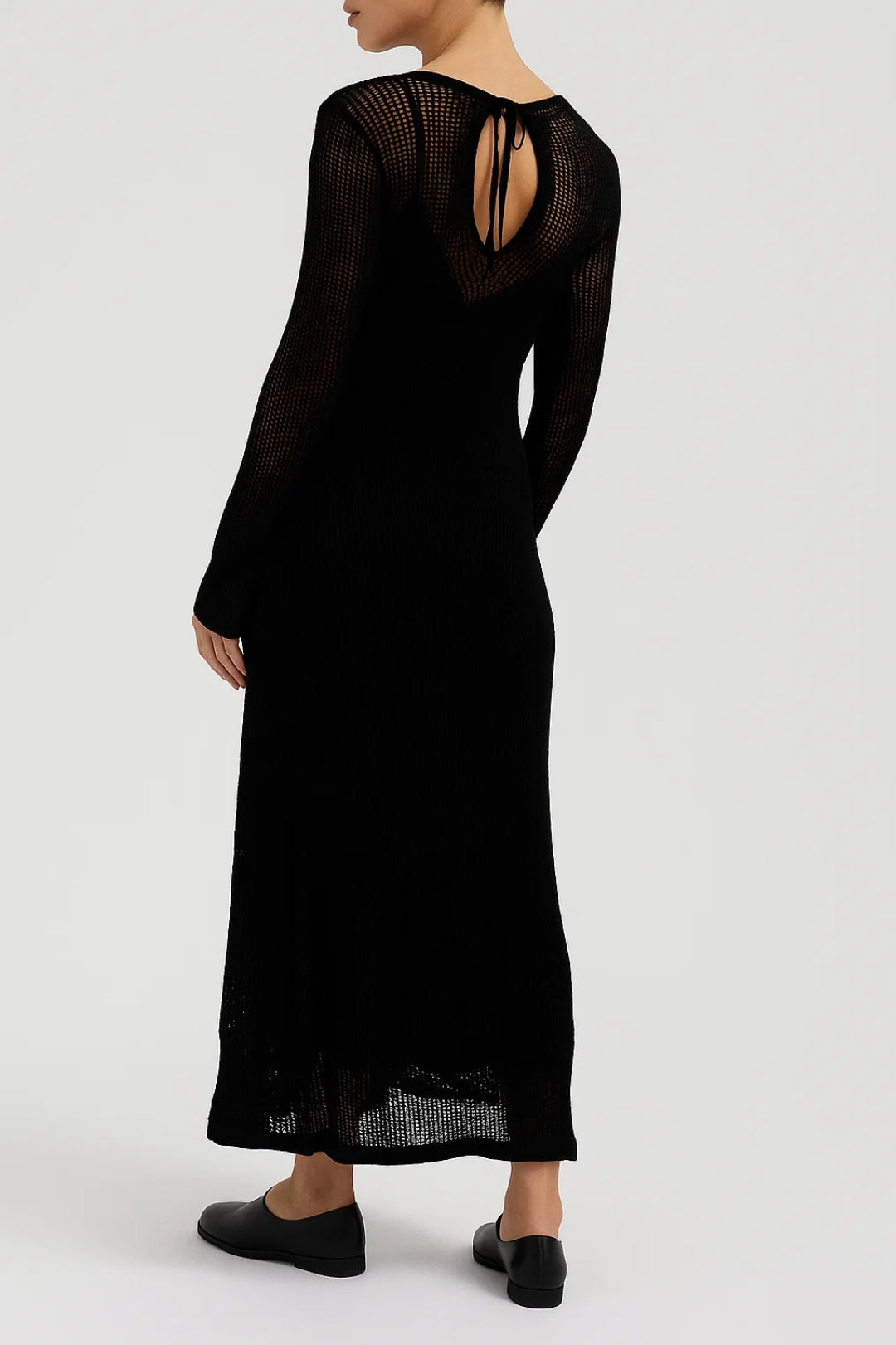 Open Knit Maxi Dress - Mila