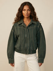 Oversized Bomber Jacket - Nova
