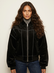 Oversized Bomber Jacket - Nova