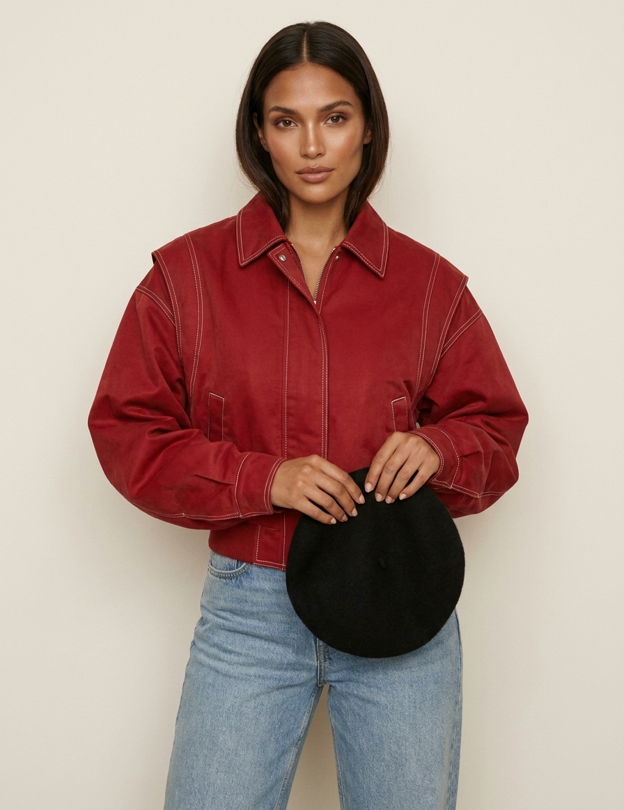 Oversized Bomber Jacket - Nova